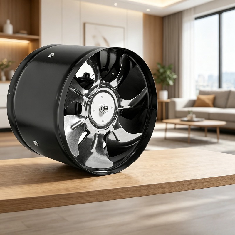 Home Bathroom Ventilation - พัดลมดูดอากาศเงียบสำหรับห้องครัวและห้องน้ำ ขนาด 4/6/7/8/10/12 นิ้ว