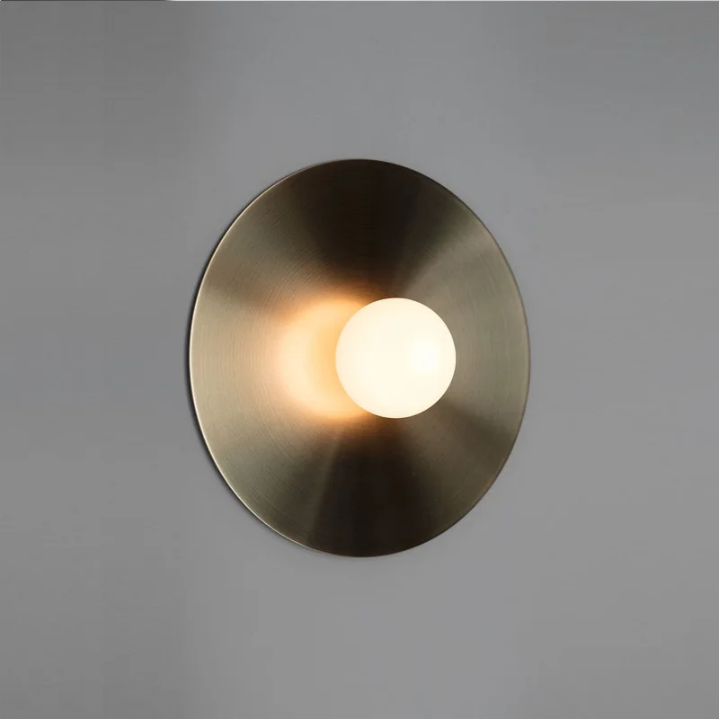 Home Hardware Bathroom Lighting - โคมไฟติดผนังสไตล์โพสต์โมเดิร์น ห้องนั่งเล่น ข้างเตียง ห้องครัว ไฟทางเดิน โคมไฟทรงกลม