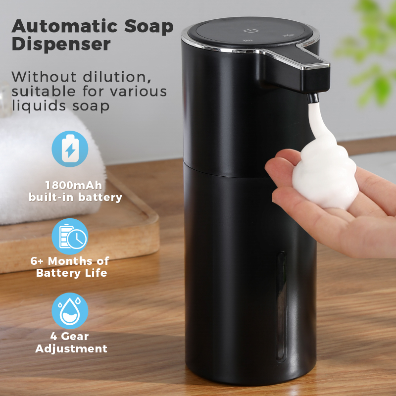 Soap Dispenser Pump - เครื่องจ่ายสบู่อัตโนมัติแบบติดผนัง รุ่นใหม่ แบบโฟม ขนาด 400 มล.