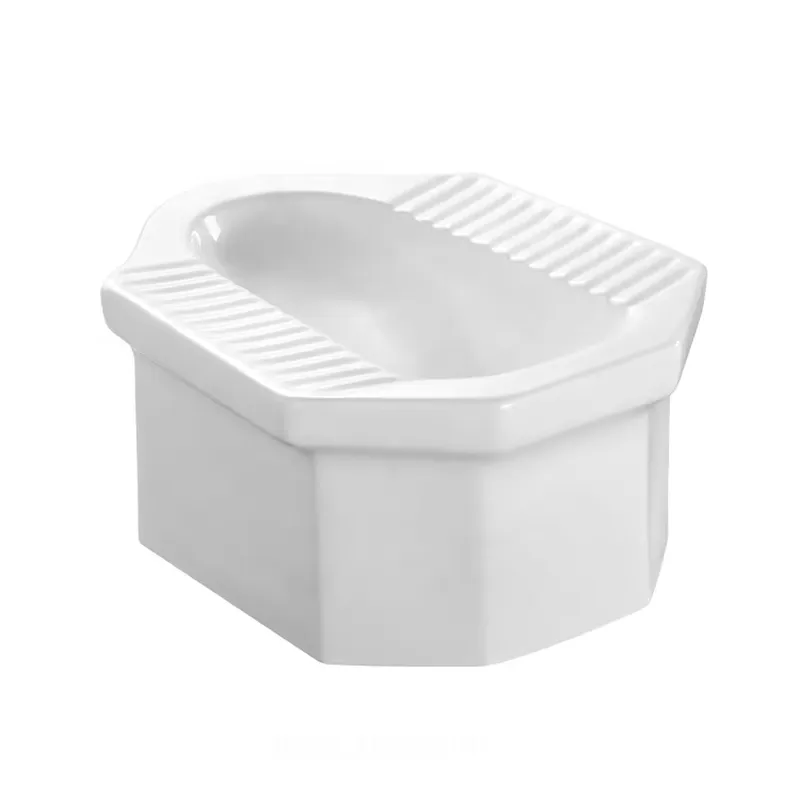 Home Bathroom Ware - โถสุขภัณฑ์เซรามิกแบบนั่งยองพร้อมที่นั่ง ดีไซน์ทันสมัย สไตล์ไทย สำหรับห้องน้ำในบ้านและโรงแรม ติดตั้งบนพื้น