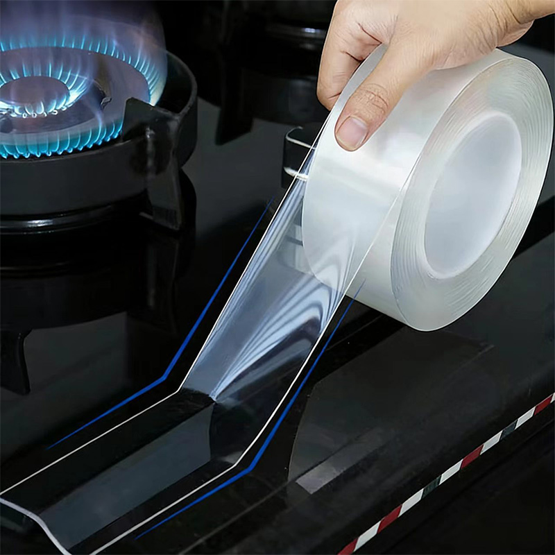 Home Bathroom Plumbing - เทปปิดผนึกกันน้ำแบบใส, น้ำยาปิดรอยต่อป้องกันคราบ, แถบซีล PE ใช้งานง่ายสำหรับเตาในครัว, ห้องน้ำ