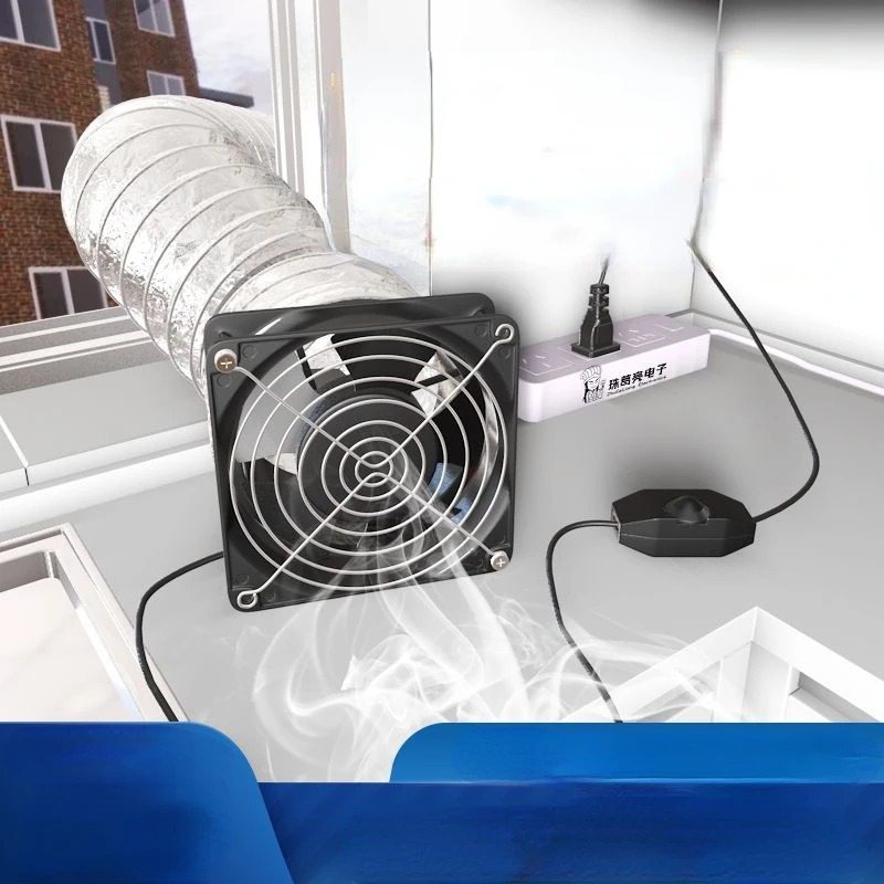 Home Bathroom Ventilation - พัดลมระบายไอเสียที่แข็งแกร่งสำหรับห้องเช่าในครัวพัดลมท่อระบายอากาศในห้องน้ำพัดลมปรับความเร็วได้