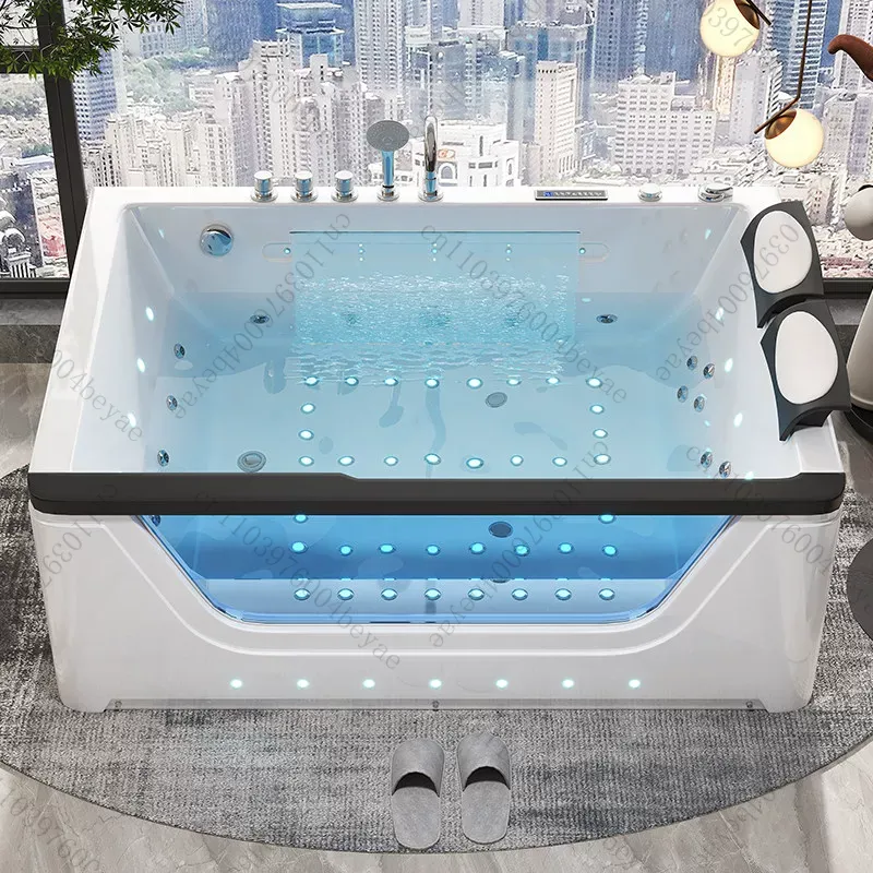 อ่างจากุซซี่อะคริลิก 2 ที่นั่ง - Home Bathroom Jacuzzi Tub บทวิจารณ์และราคา