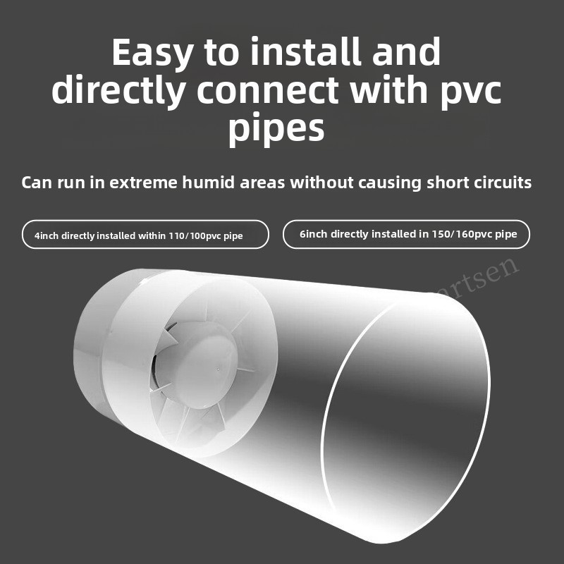 4/6 นิ้วพัดลมอินไลน์ Air Venti - Home Bathroom Ventilation บทวิจารณ์และราคา