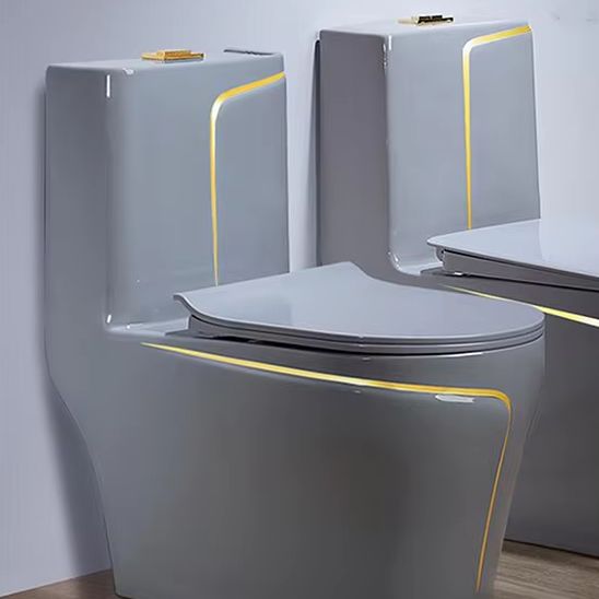 โถสุขภัณฑ์เซรามิกสีเทาแบบชิ้นเ - Home Bathroom Ware บทวิจารณ์และราคา