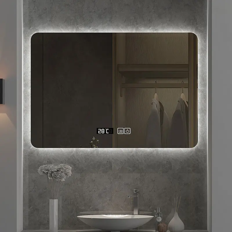 กระจกห้องน้ำ LED ทรงสี่เหลี่ยม - Bathroom Mirror Led บทวิจารณ์และราคา