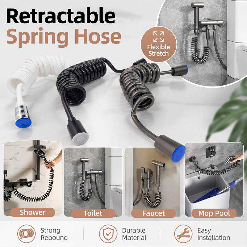 สายฉีดชำระแบบขด 2 เมตร สายสปริ - Home Bathroom Plumbing บทวิจารณ์และราคา