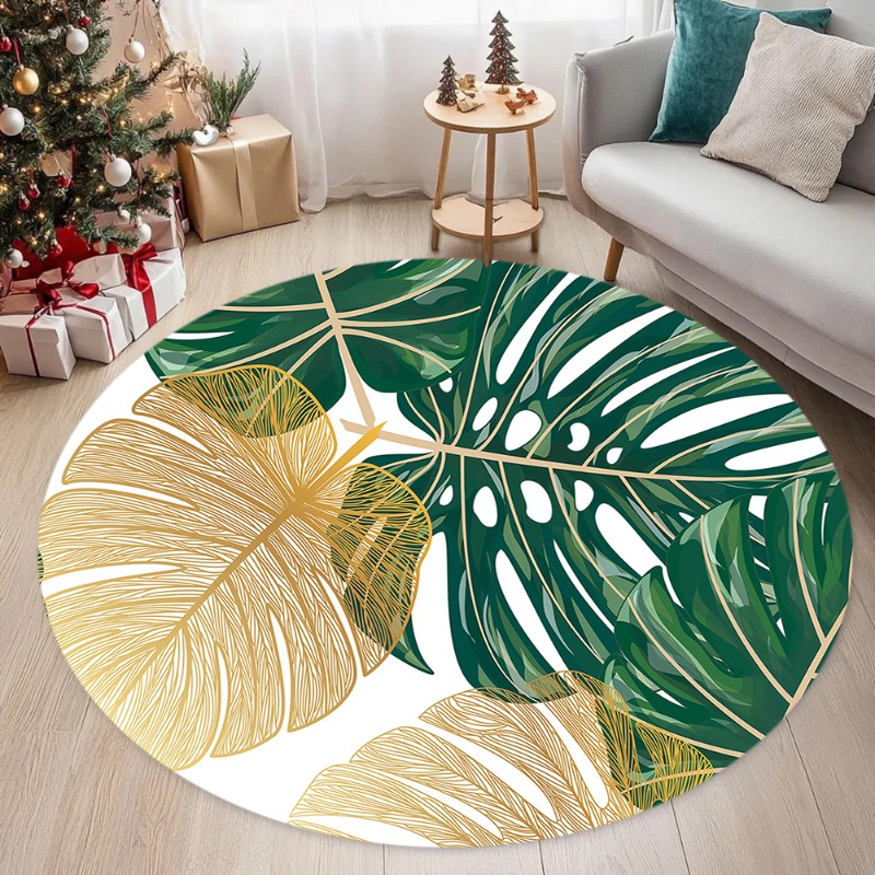 พรมปูพื้นลายใบไม้สีทองสุดหรู ส - Home Bathroom Layout บทวิจารณ์และราคา