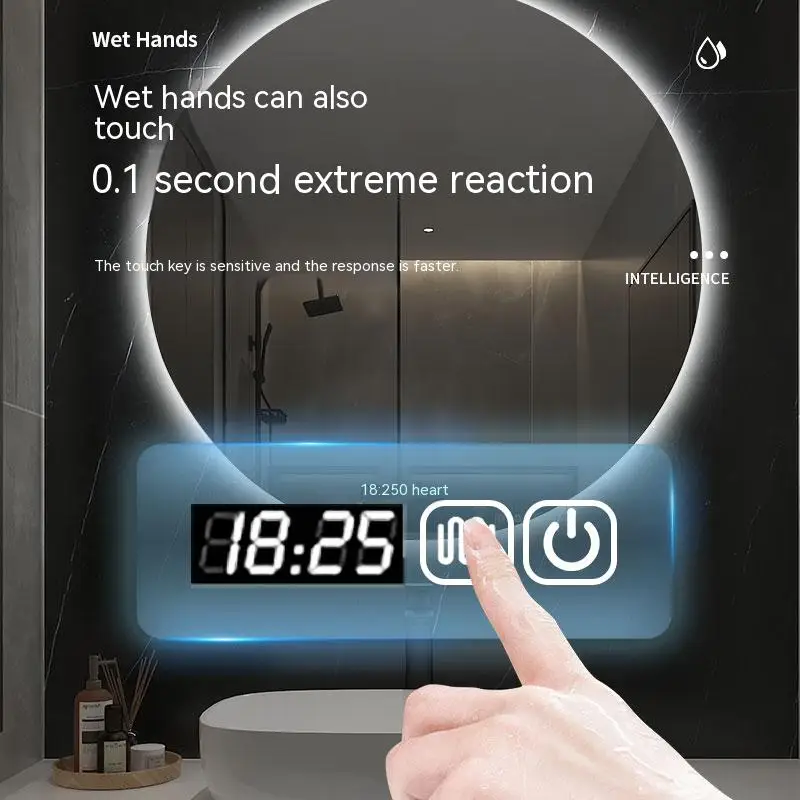 กระจกห้องน้ำ LED ทรงกลม 70 ซม. - Bathroom Mirror Led บทวิจารณ์และราคา