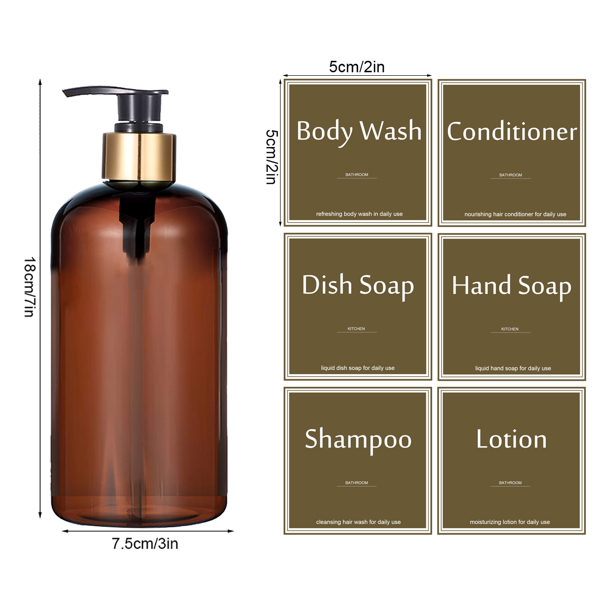 ทองปั๊มเครื่องจ่ายสบู่ขวดรีฟิล - Soap Dispenser Pump บทวิจารณ์และราคา