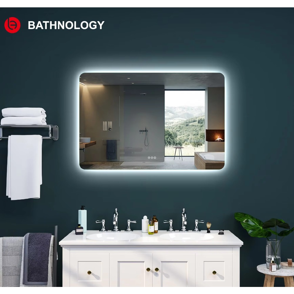 กระจก LED ทรงสี่เหลี่ยมผืนผ้าข - Bathroom Mirror Led บทวิจารณ์และราคา