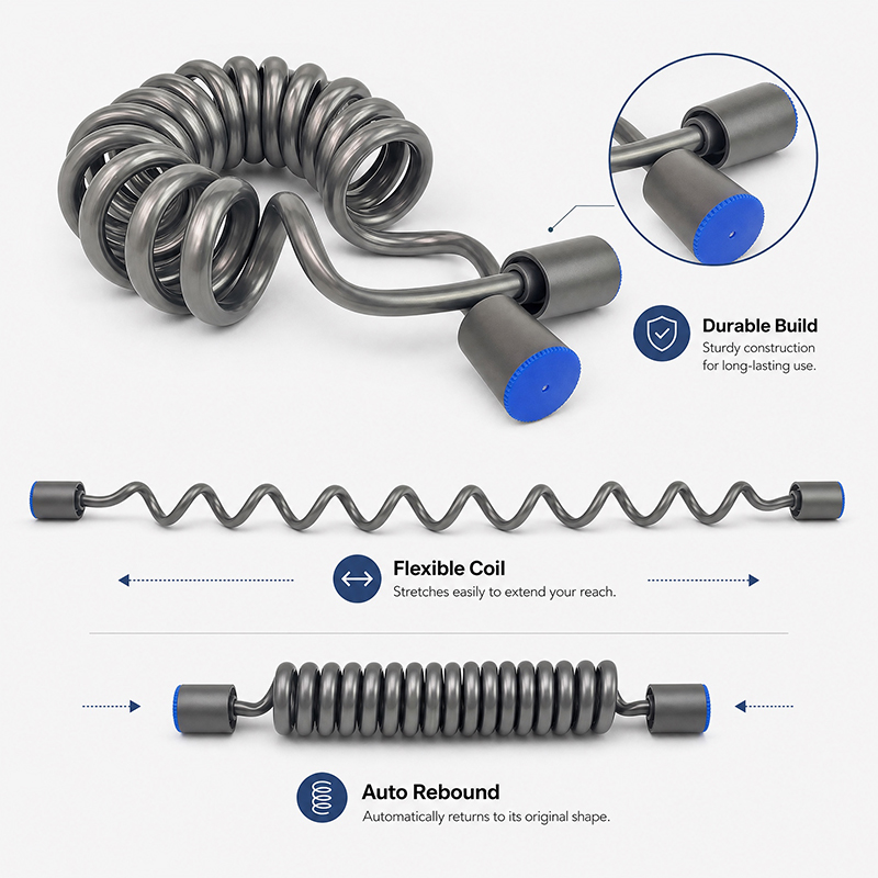 สายฉีดชำระแบบยืดหดได้ 2 เมตร พ - Home Bathroom Plumbing บทวิจารณ์และราคา