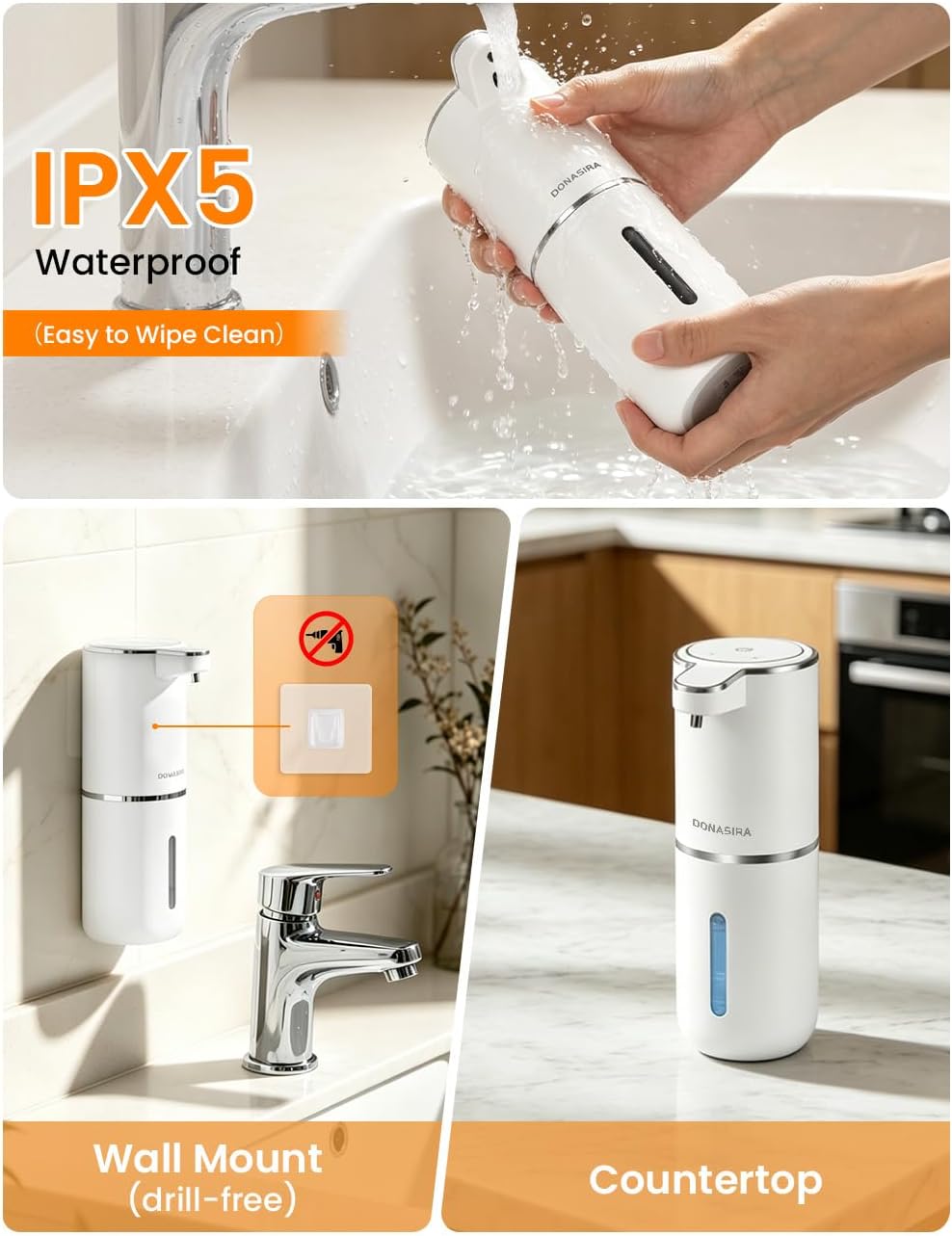 ความจุ 380 มล. พร้อมหน้าจอแสดง - Soap Dispenser Pump บทวิจารณ์และราคา
