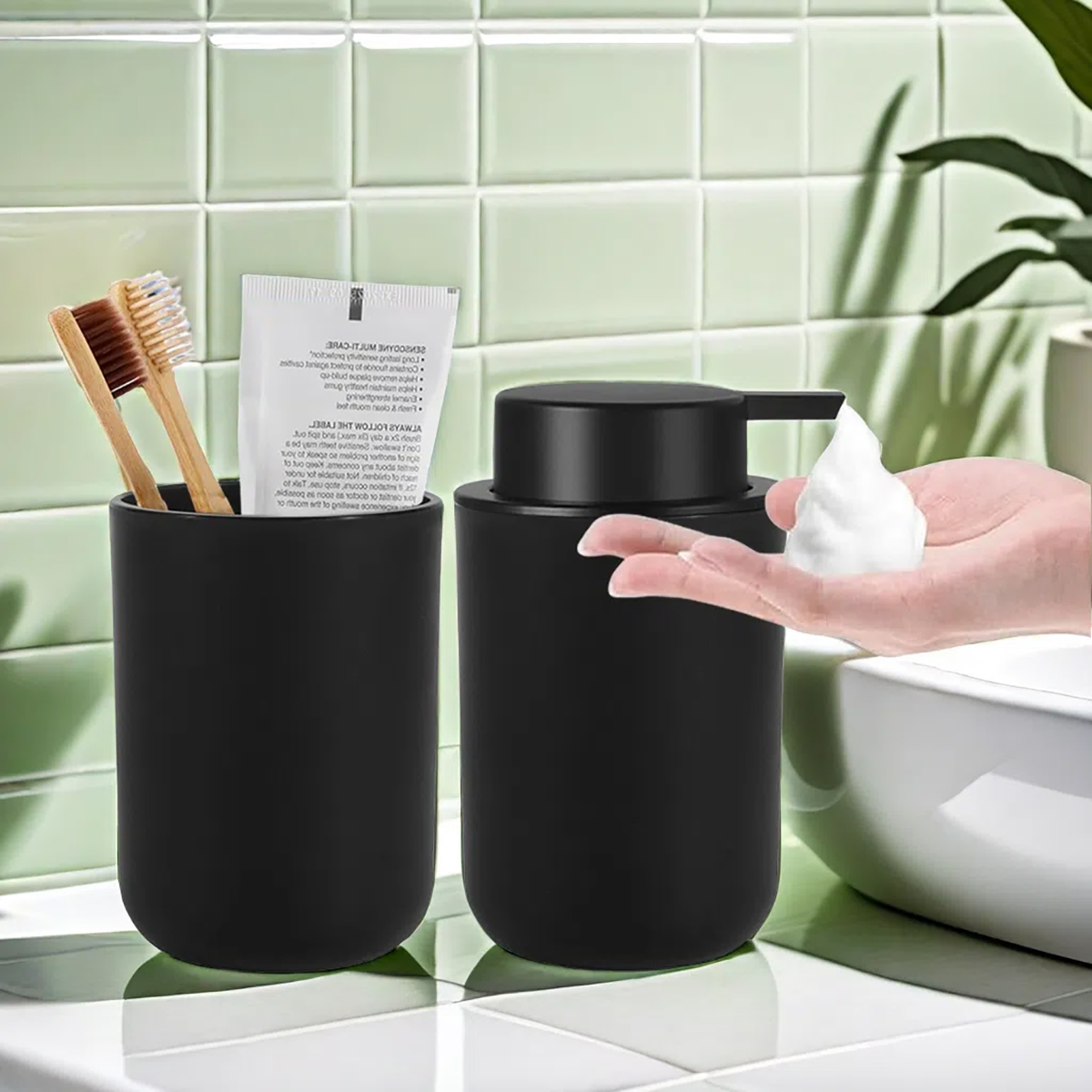เครื่องทําสบู่โฟมมือห้องน้ําแล - Soap Dispenser Pump บทวิจารณ์และราคา