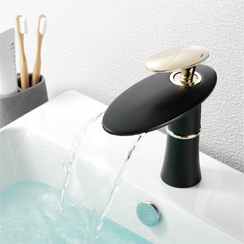 ก๊อกน้ำอ่างล้างหน้าแบบน้ำตก สี - Home Hardware Bathroom Faucets บทวิจารณ์และราคา