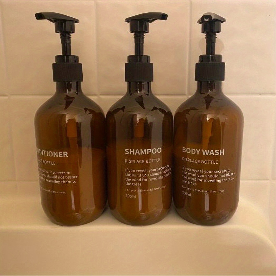 3 ชิ้นกันน้ําแชมพูครีมนวดผมชุด - Soap Dispenser Pump บทวิจารณ์และราคา