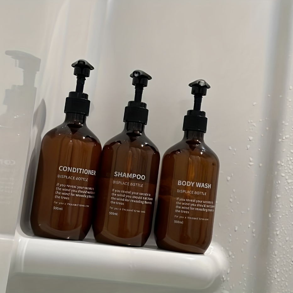 3 ชิ้นกันน้ําแชมพูครีมนวดผมชุด - Soap Dispenser Pump บทวิจารณ์และราคา