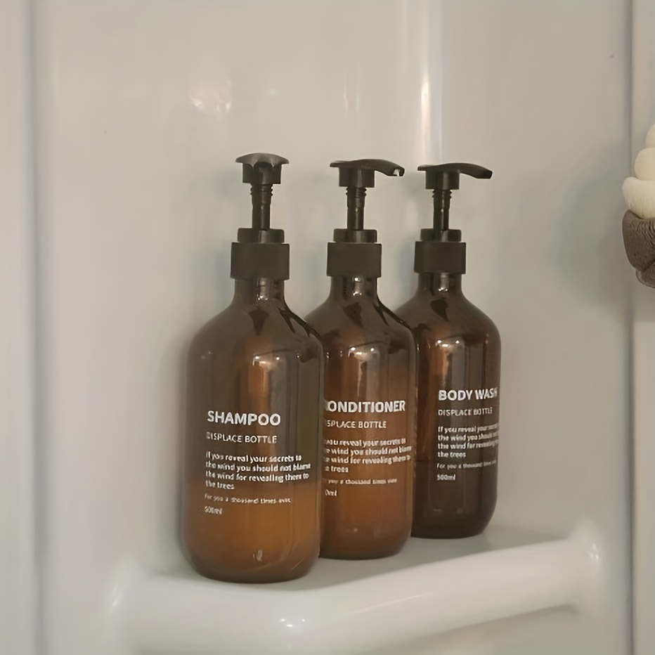 3 ชิ้นกันน้ําแชมพูครีมนวดผมชุด - Soap Dispenser Pump บทวิจารณ์และราคา