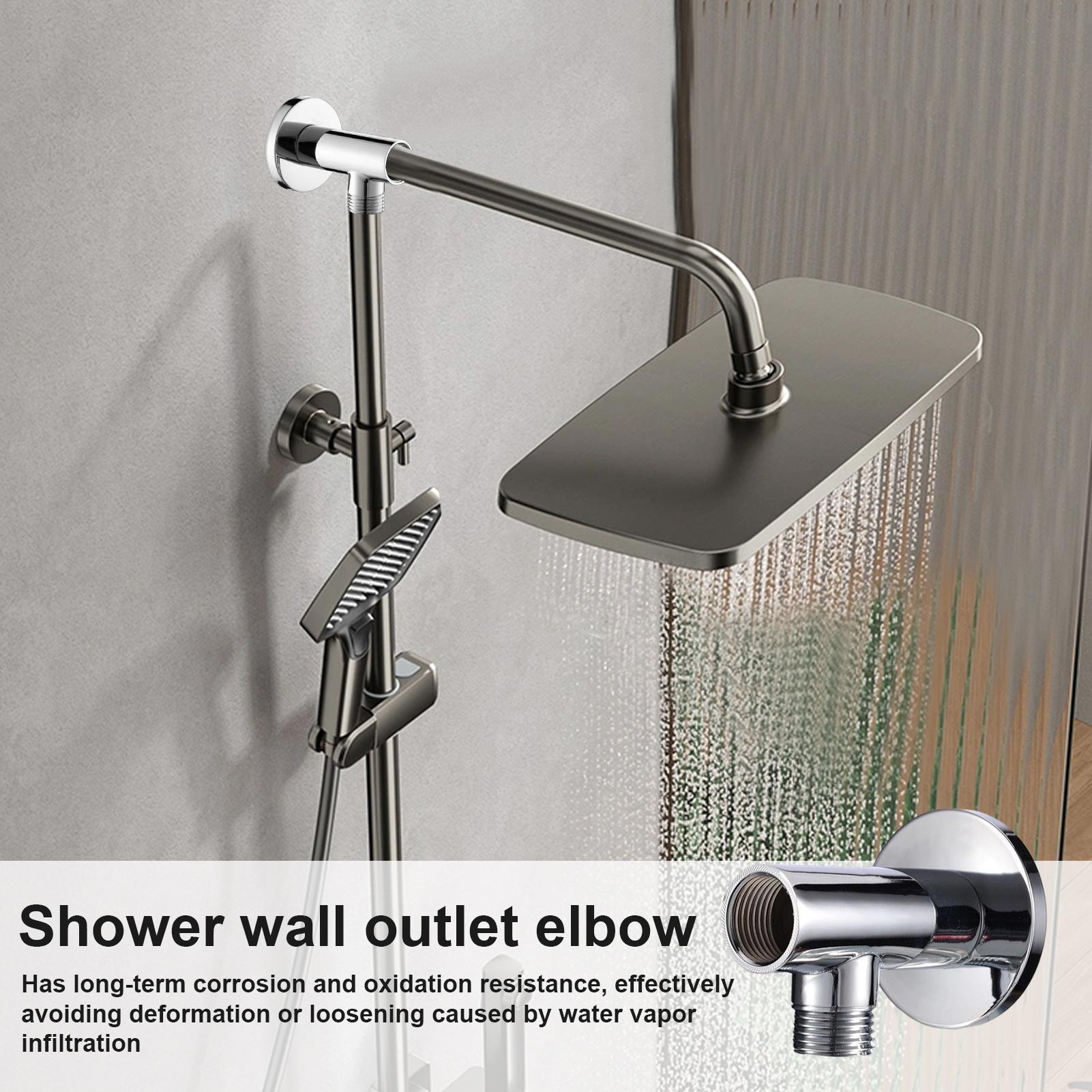 ข้อศอกอาบน้ําฝักบัวOutletข้อศอ - Home Bathroom Plumbing บทวิจารณ์และราคา